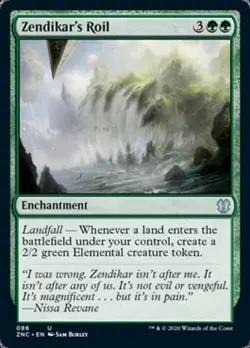 Zendikar's Roil ~ Commander: Zendikar Rising [ NearMint ] [ Magic MTG ] - Image 1