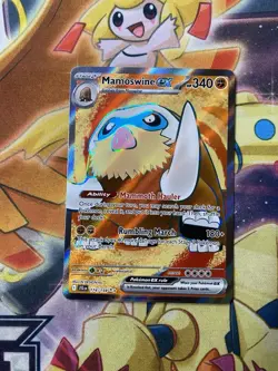 Pokemon Mamoswine ex 174/159 Journey Together Ultra Rare Full Art Holo NM - Image 1