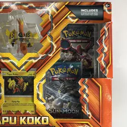 Pokemon TCG Tapu Koko Figure Collection Box Set Factory Sealed & Unopened Pics 820650802829 - Image 5