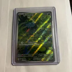 Pokemon Bulbasaur Full Art Holo Illustration Rare 166/165 Scarlet & Violet 151 - Image 1