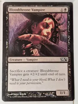 Bloodthrone Vampire - Magic 2013 Core Set M13 - Magic the Gathering MTG Nice! - Image 1