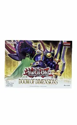 2025 Konami Yu-Gi-Oh Doom of Dimensions TCG Box English 1st Edition - Image 1