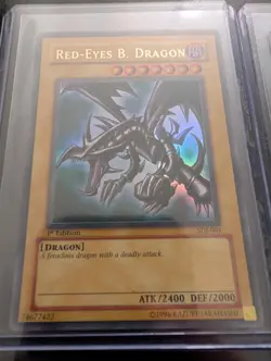 Yugioh Starter Deck Joey - 2 1st Edition Red-Eyes Black Dragons (9 1st edition) - Image 4