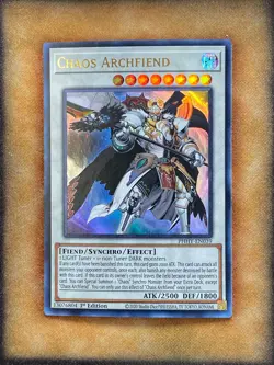 Yugioh Chaos Archfiend PHHY-EN039 Ultra Rare 1st Ed NM - Image 1