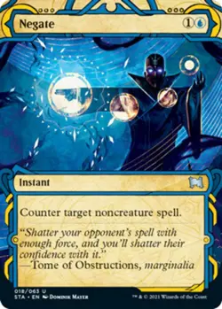 1x Negate - Foil NM-Mint, English Strixhaven: Mystical Archives MTG Magic - Image 1