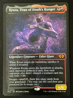 1x MTG Kroxa, Titan of Death's Hunger - MOM: Multiverse Legend (MUL) #49 - Image 1