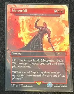 Meteorfall Secret Lair Final Fantasy Magic the Gathering Card - Image 1