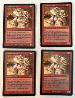 4x Goblin Matron - Urza's Saga - MTG - Magic the Gathering - LP - Image 1