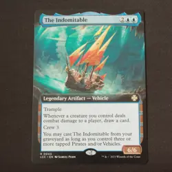 The Indomitable Extended Art MTG Commander Lost Caverns of Ixalan LCC 43 NM - Image 1