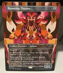 Roaming Throne (Borderless) The Lost Caverns of Ixalan Regular - Image 1
