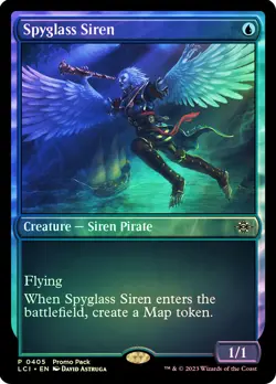 MTG FOIL Spyglass Siren(Promo Pack) (The Lost Caverns of Ixalan) - Promo - Image 1