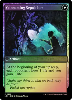 MTG FOIL Tithing Blade // Consuming Sepulcher - The Lost Caverns of Ixalan #128 - Image 2