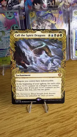 Call the Spirit Dragons (Showcase) M Tarkir: Dragonstorm 309 NM - Image 1