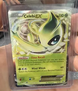 Celebi EX 9/149 Ultra Rare Boundaries Crossed Pokemon TCG HP - Image 1