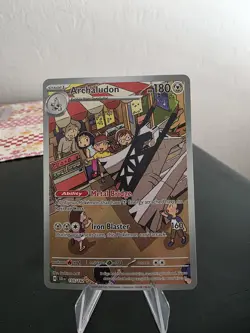 Pokemon TCG Archaludon Card 155/142 Stellar Crown Illustration - Image 1