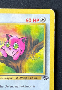 JIGGLYPUFF 54/64 HP/DMG JUNGLE UNLIMITED POKEMON 1999 - Image 3