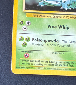 IVYSAUR 30/102 LP/MP UNCOMMON BASE SET UNLIMITED POKEMON 1999 - Image 5