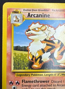 ARCANINE 33/130 LP UNCOMMON BASE SET 2 POKEMON 2000 - Image 4