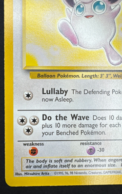 WIGGLYTUFF 32/64 MP RARE JUNGLE UNLIMITED POKEMON 1999 - Image 5