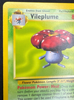 VILEPLUME 31/64 MP RARE JUNGLE UNLIMITED POKEMON 1999 - Image 4