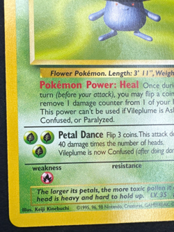 VILEPLUME 31/64 MP RARE JUNGLE UNLIMITED POKEMON 1999 - Image 5