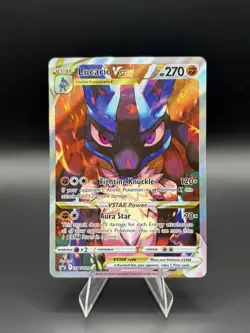 Pokemon TCG Lucario VSTAR SWSH291 Crown Zenith ETB Black Star Promo Card - Image 1
