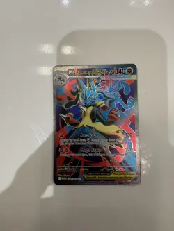 Mega Lucario ex 160/132 Full Art Holo Ultra Rare Pokemon TCG Mega Evolution - NM - Image 1