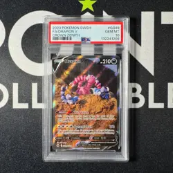 DRAPION V #GG49 - POKEMON 2023 Crown Zenith - Full Art - PSA 10 Gem Mint - Image 1