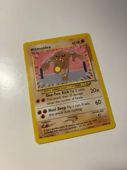 Pokemon - Hitmonlee - Neo Destiny 42/105 - Uncommon - LP - Image 1