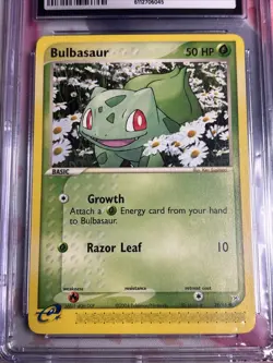 2004 Pokemon Bulbasaur EX Team Magma Vs Aqua 39/95 CGC GEM MINT 10 - Image 2