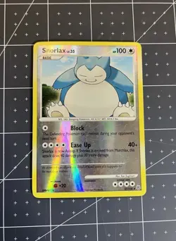 Pokemon TCG 2007 Snorlax Diamond & Pearl Reverse Foil 37/130 - Image 1