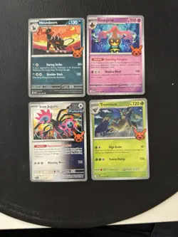2025 Pokemon Trick Or Trade Lot - Gengar, Pikachu, Houndoom Halloween 12 Cards - Image 3