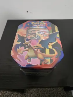 Pokemon Charizard Y Ex Tin Factory Sealed - Image 1