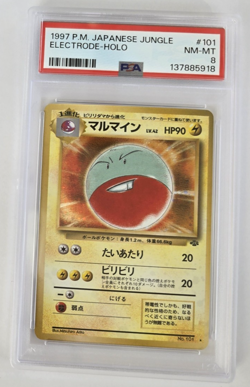 1997 Japanese Pokemon Jungle Electrode #101 Holo PSA 8 Near Mint - Mint - Image 1