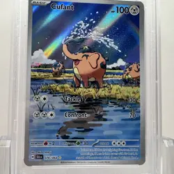 2024 POKEMON SFA EN-SHROUDED FABLE ILLUSTRATION RARE #076 CUFANT - PSA 9 MINT - Image 4