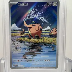 2024 POKEMON SFA EN-SHROUDED FABLE ILLUSTRATION RARE #076 CUFANT - PSA 9 MINT - Image 5