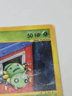 Pokemon Spinarak 62/147 Aquapolis Set Regular HP Damaged - Image 3