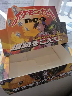 Pokemon Neo Discovery Japanese Booster Box Vintage 2000 EMPTY BOX READ!!! - Image 2