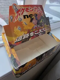 Pokemon Neo Discovery Japanese Booster Box Vintage 2000 EMPTY BOX READ!!! - Image 3