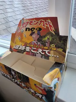 Pokemon Neo Discovery Japanese Booster Box Vintage 2000 EMPTY BOX READ!!! - Image 4