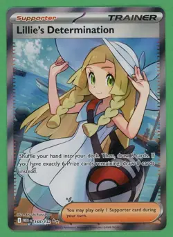 Lillie's Determination Pokemon Mega Evolutions Full Art 169/132 - Image 1