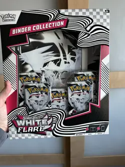 Pokemon TCG: Scarlet & Violet - WHITE FLARE Binder Collection NEW FACTORY SEALED - Image 1