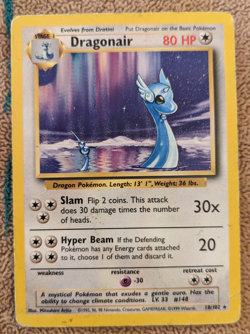 Pokemon Dragonair 018/102 Base Set HP - Image 1
