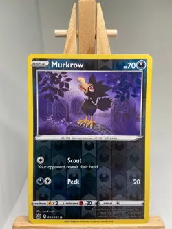 Murkrow - Reverse Holo - Battle Styles 093/163 - MINT - Pokemon - Image 1