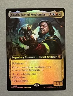 MTG - Cayth, Famed Mechanist (Extended Art FOIL) - Modern Horizons 3 MH3 - NM+ - Image 1