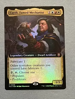 MTG - Cayth, Famed Mechanist (Extended Art FOIL) - Modern Horizons 3 MH3 - NM+ - Image 2