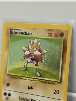 Pokemon TCG - Hitmonchan - Base Set Holo Rare 07/102 (NM) - Image 3