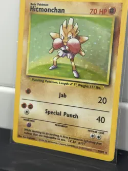 Pokemon TCG - Hitmonchan - Base Set Holo Rare 07/102 (NM) - Image 4