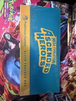 Polkemon Ascended Heroes ETB PKC Pokemon Center Edition SEALED has Small Tear - Image 2