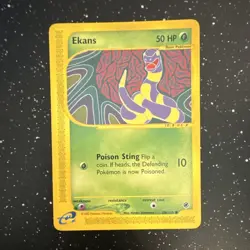 Ekans 108/165 Expedition Base Set Common Regular Pokemon TCG English - Image 1